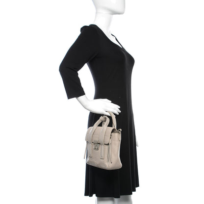 3.1 Phillip Lim 3.1 Textured Calfskin Mini Pashli Satchel Feather 3 of 10