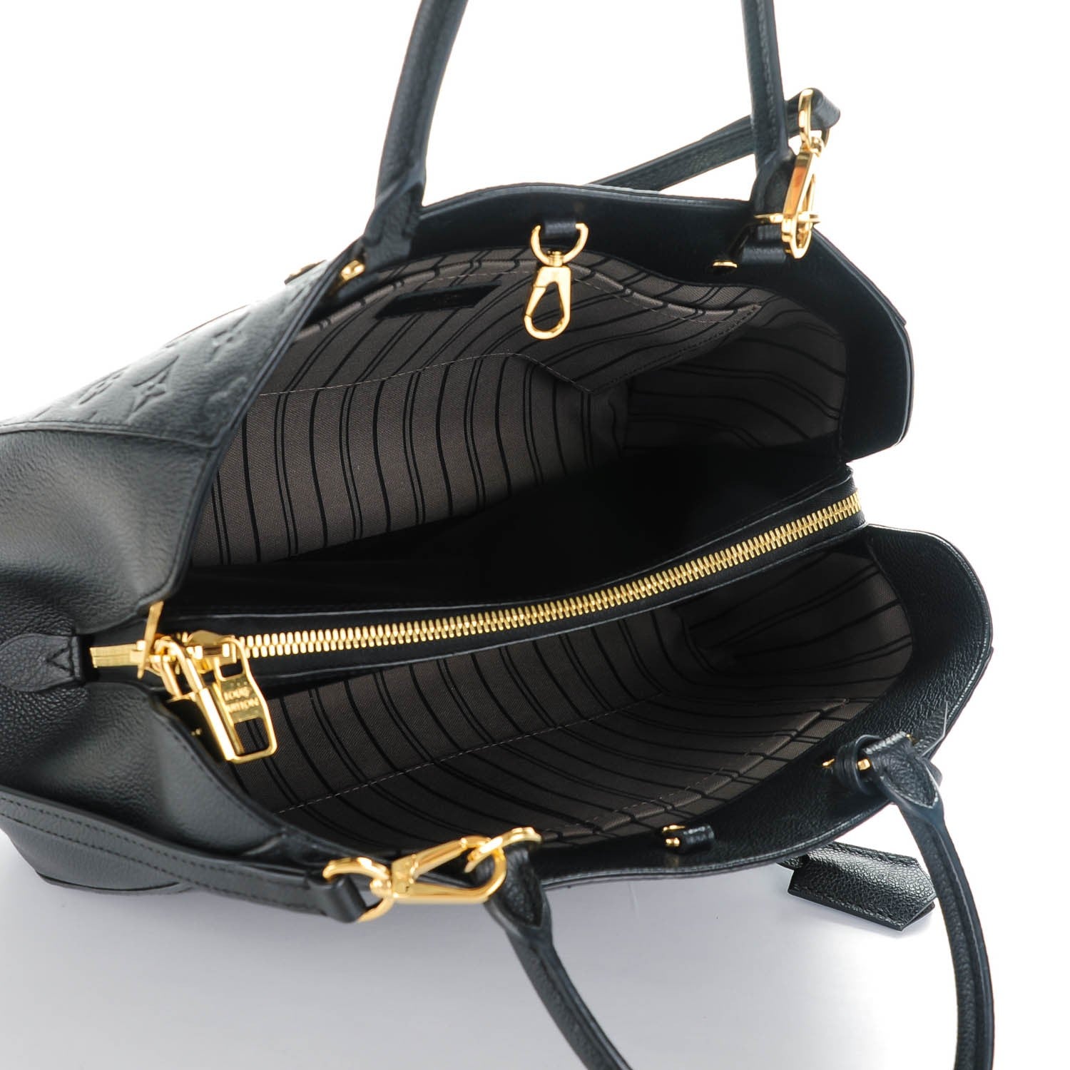 Louis Vuitton Empreinte Montaigne MM Black 5 of 7