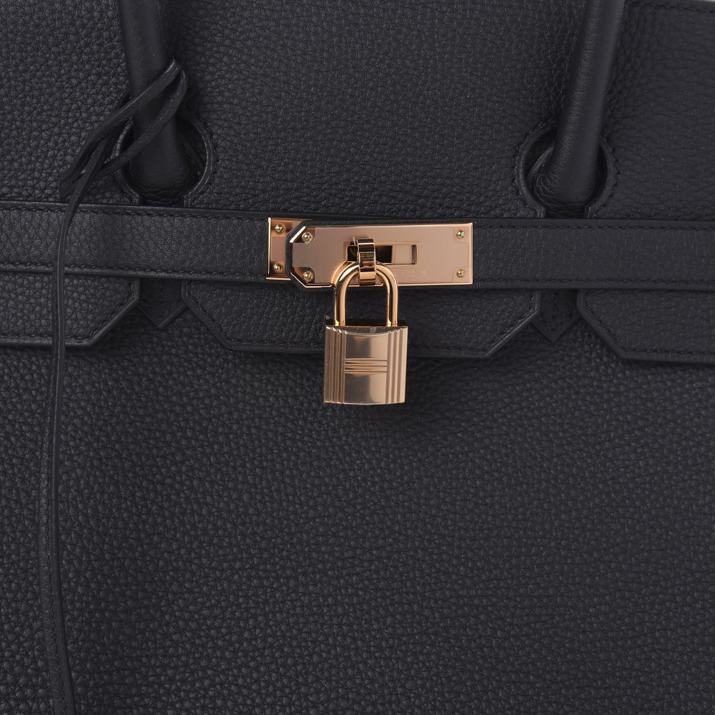 Togo Birkin 35 Black