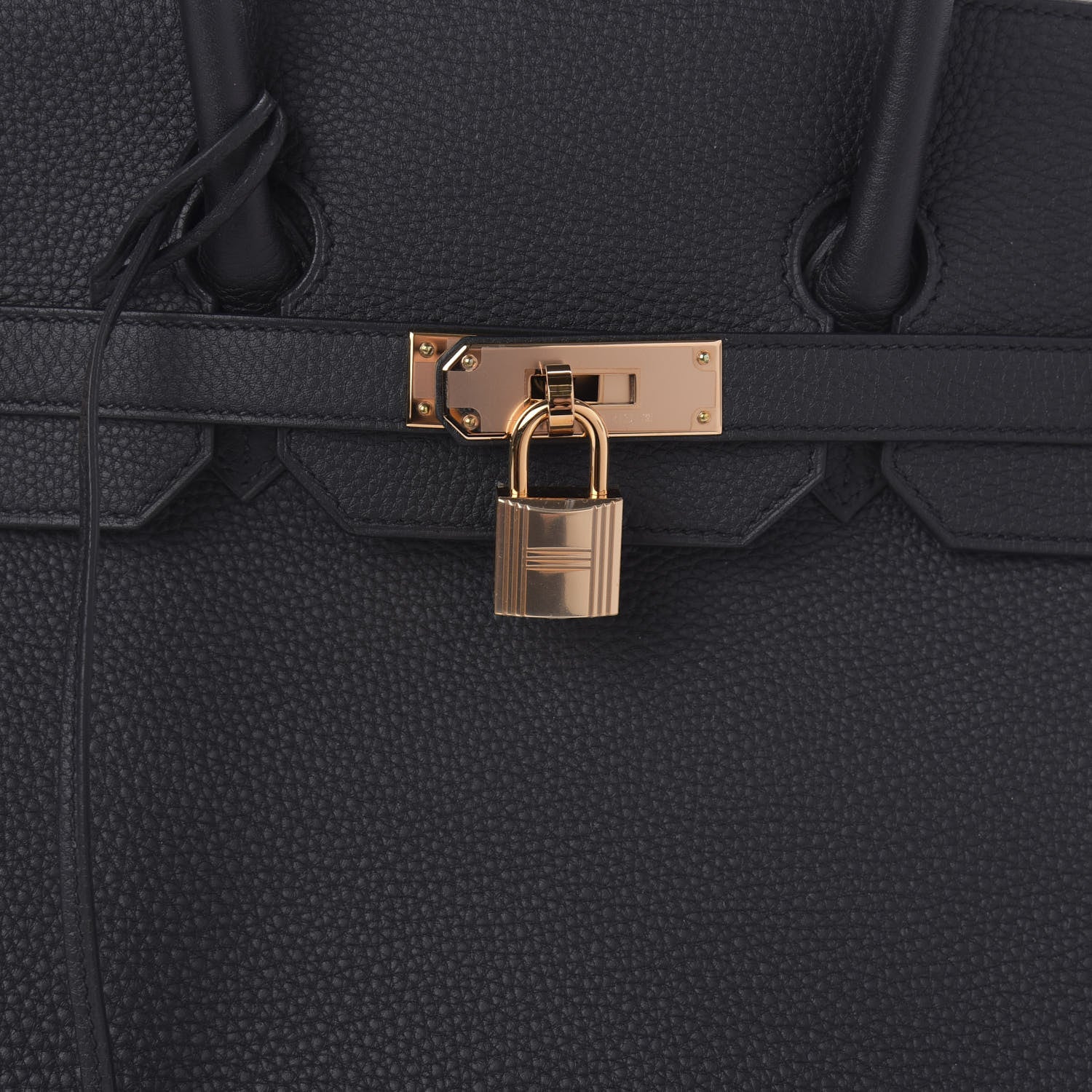 Hermes Togo Birkin 35 Black 10 of 11