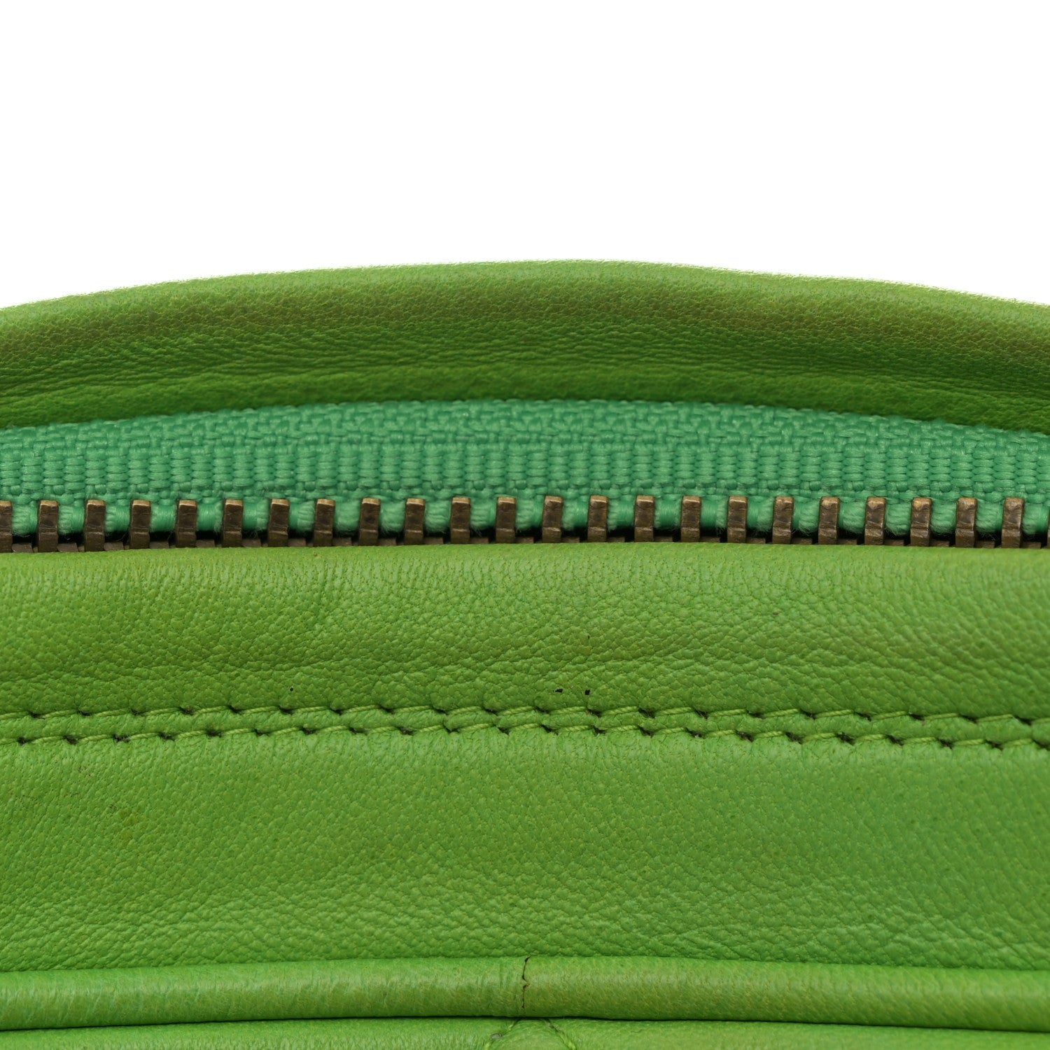 Chanel Lambskin Quilted Tassel Camera Case Green 13 of 14
