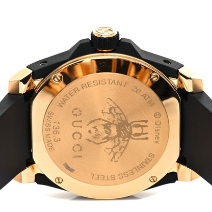 Gucci X DISNEY Stainless Steel Rubber 40mm Three Little Pigs Dive Quartz Watch 4 of 5