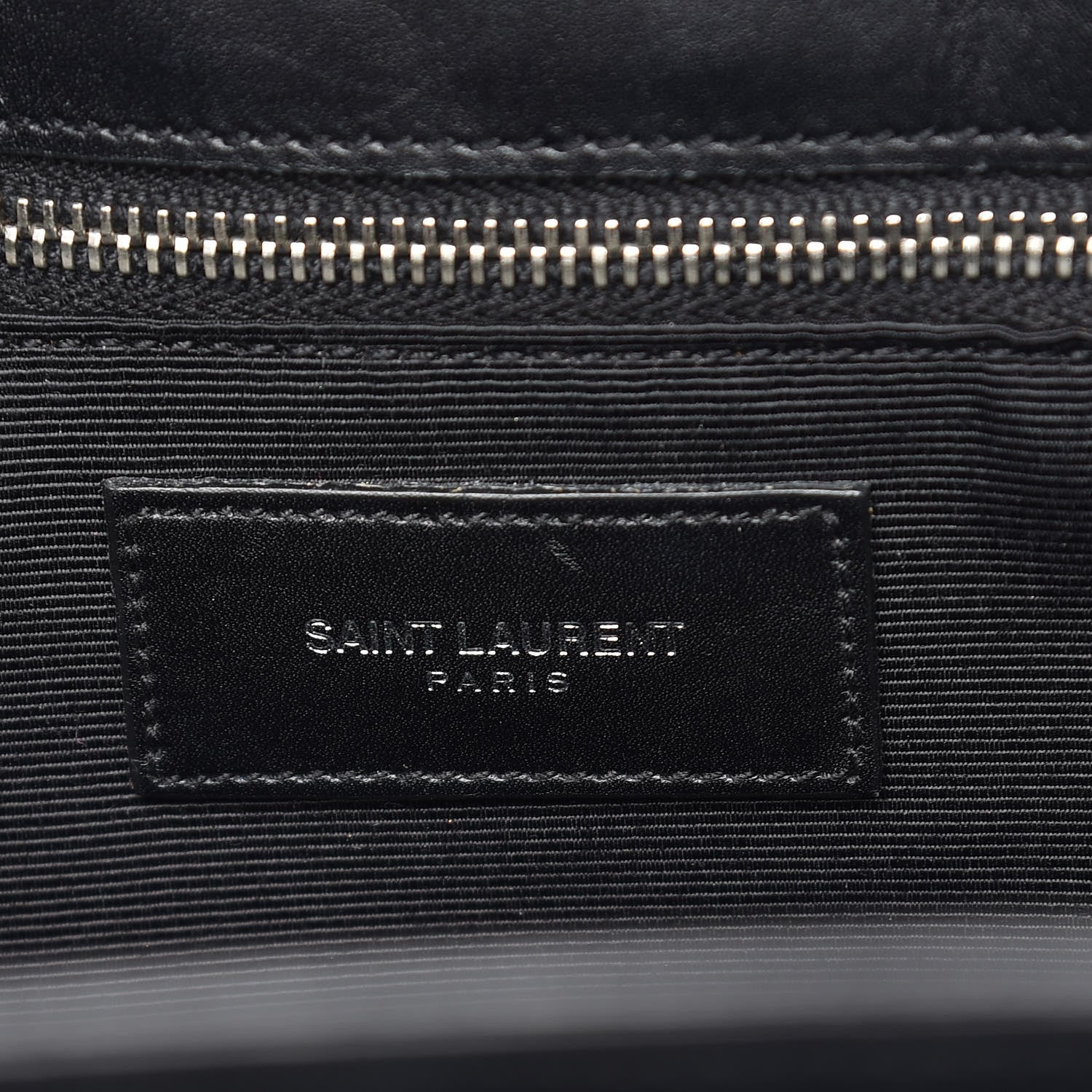 Saint Laurent Calfskin Classic Monogram Shopping Bag Black 7 of 20