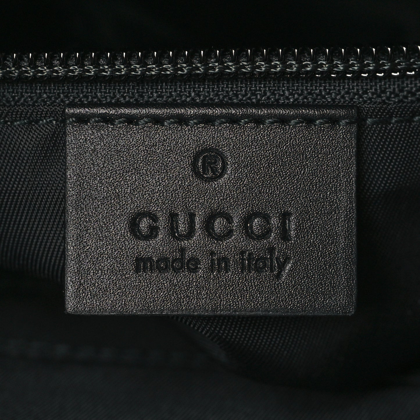 GG Supreme Monogram Web Messenger Bag Black