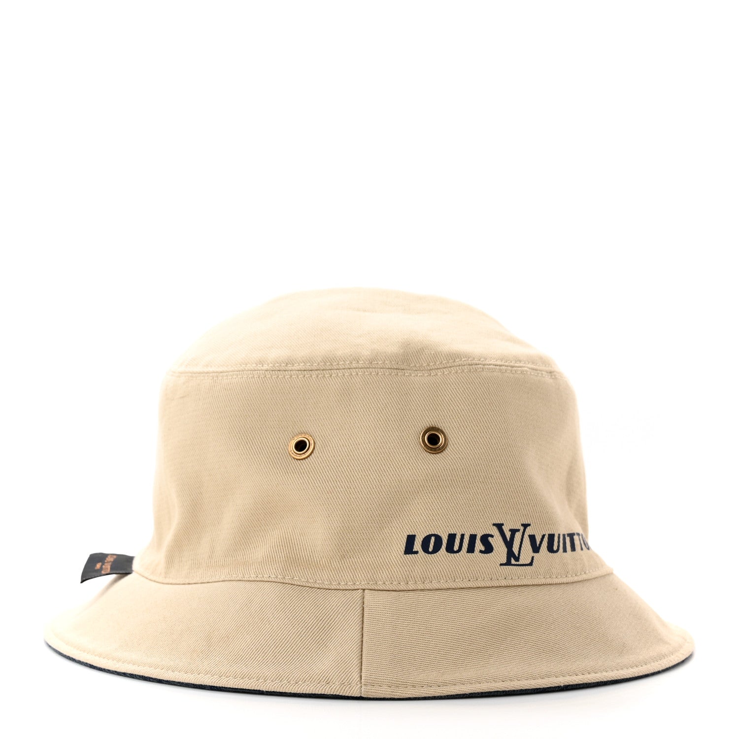 Louis Vuitton Monogram Denim Reversible Bucket Hat M Blue 1280355