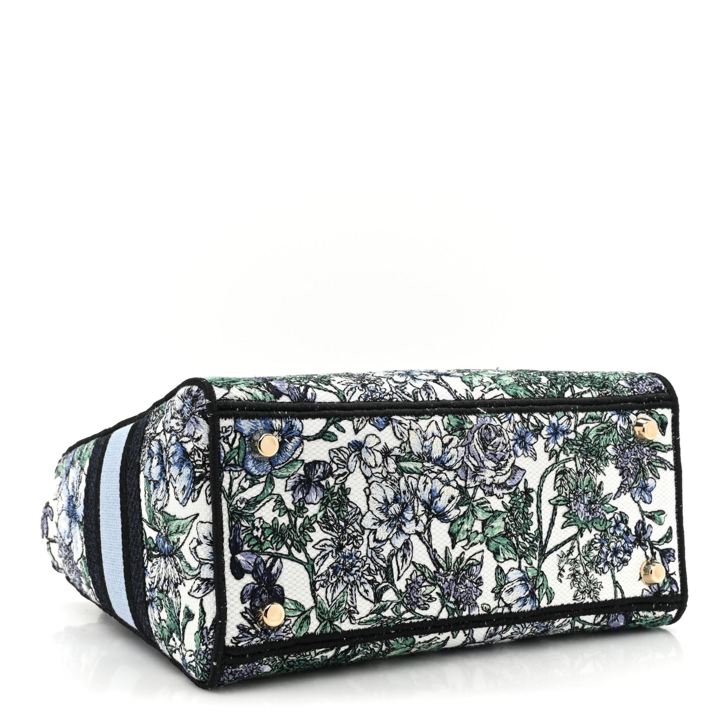 Canvas Embroidered Print Medium Lady D-Lite Blue Multicolor