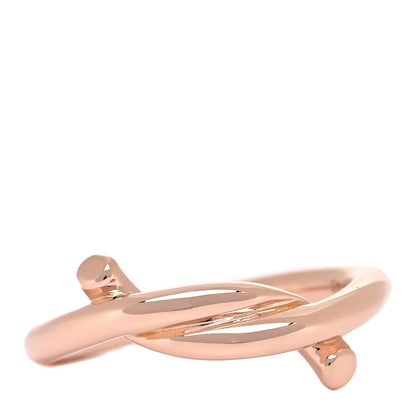 Cartier 18K Pink Gold Entrelaces Ring 48 4.5 1 of 5