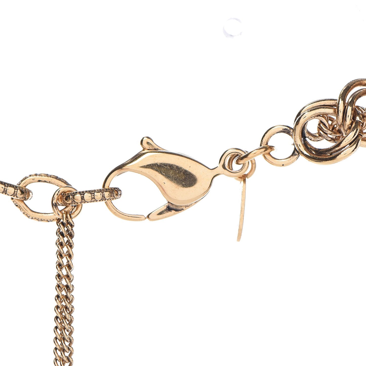 Chain CC Short Necklace Gold