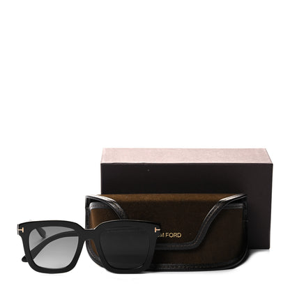 Tom Ford Square Sari TF690 Sunglasses Black 9 of 9