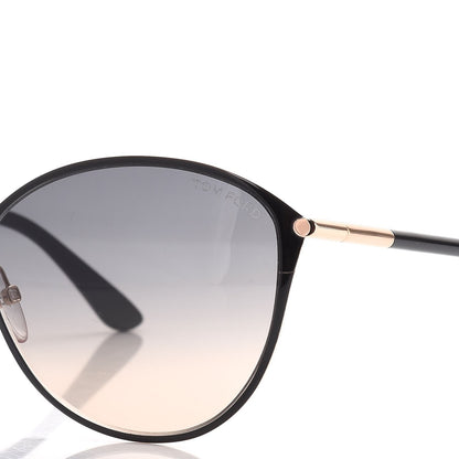 Tom Ford Penelope Vintage Round Sunglasses TF320 Black 8 of 9