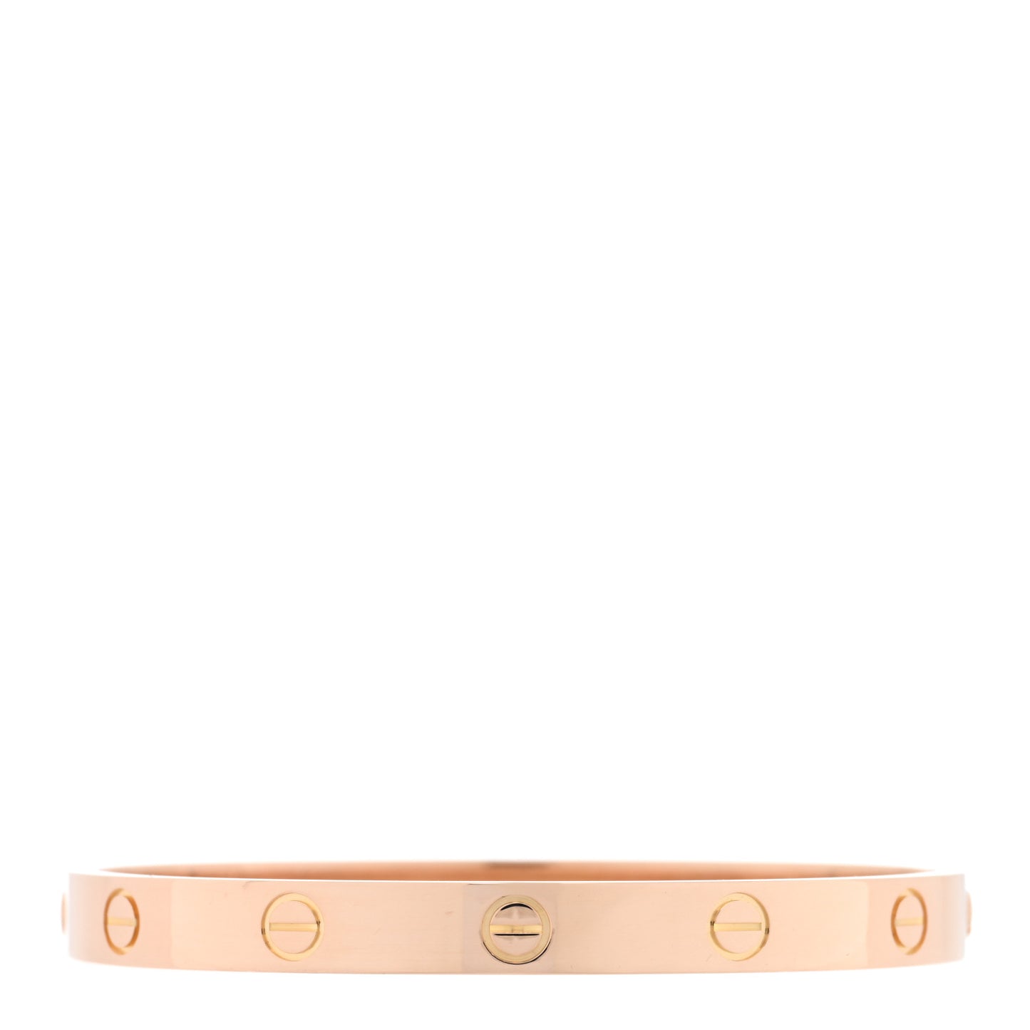 18K Pink Gold LOVE Bracelet 17