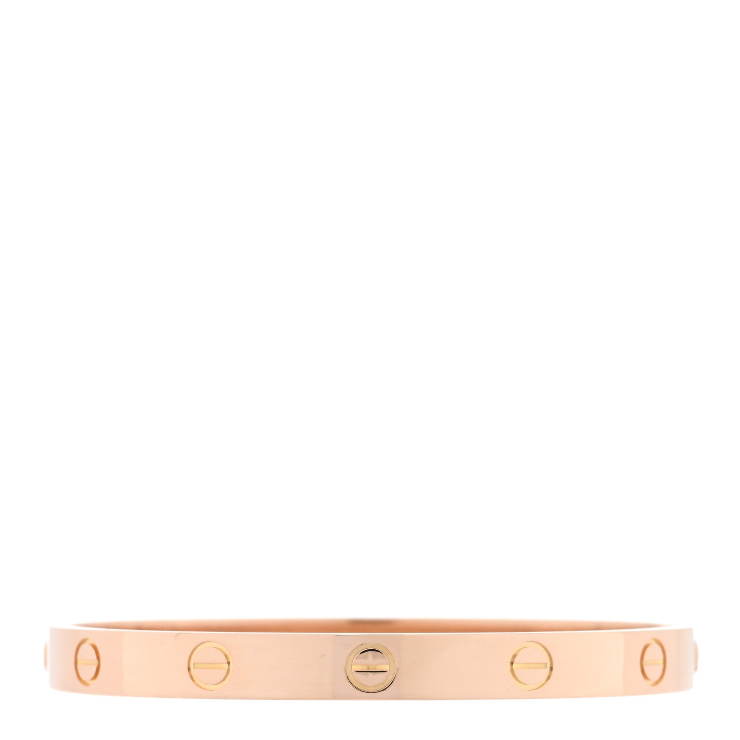 Cartier 18K Pink Gold LOVE Bracelet 17 1 of 7
