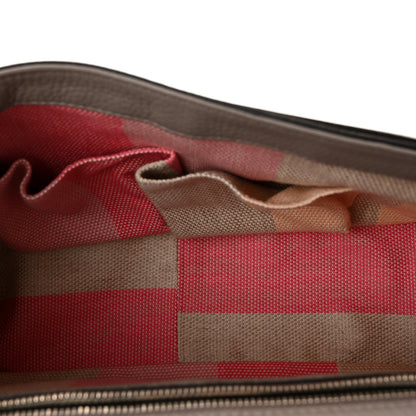 Gucci Cellarius Calfskin Medium Bamboo Daily Flap Shoulder Bag Storm Grey 5 of 9