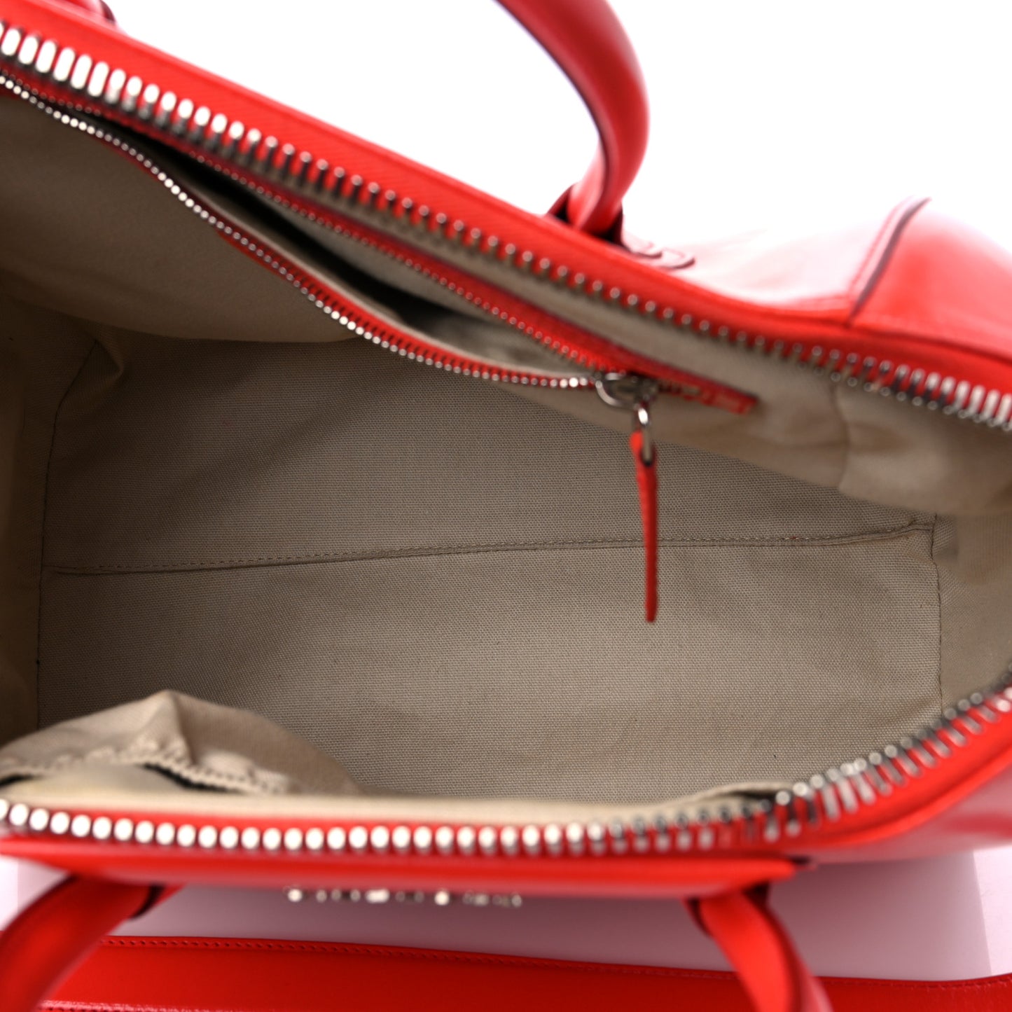 Shiny Lord Calfskin Medium Antigona Orange