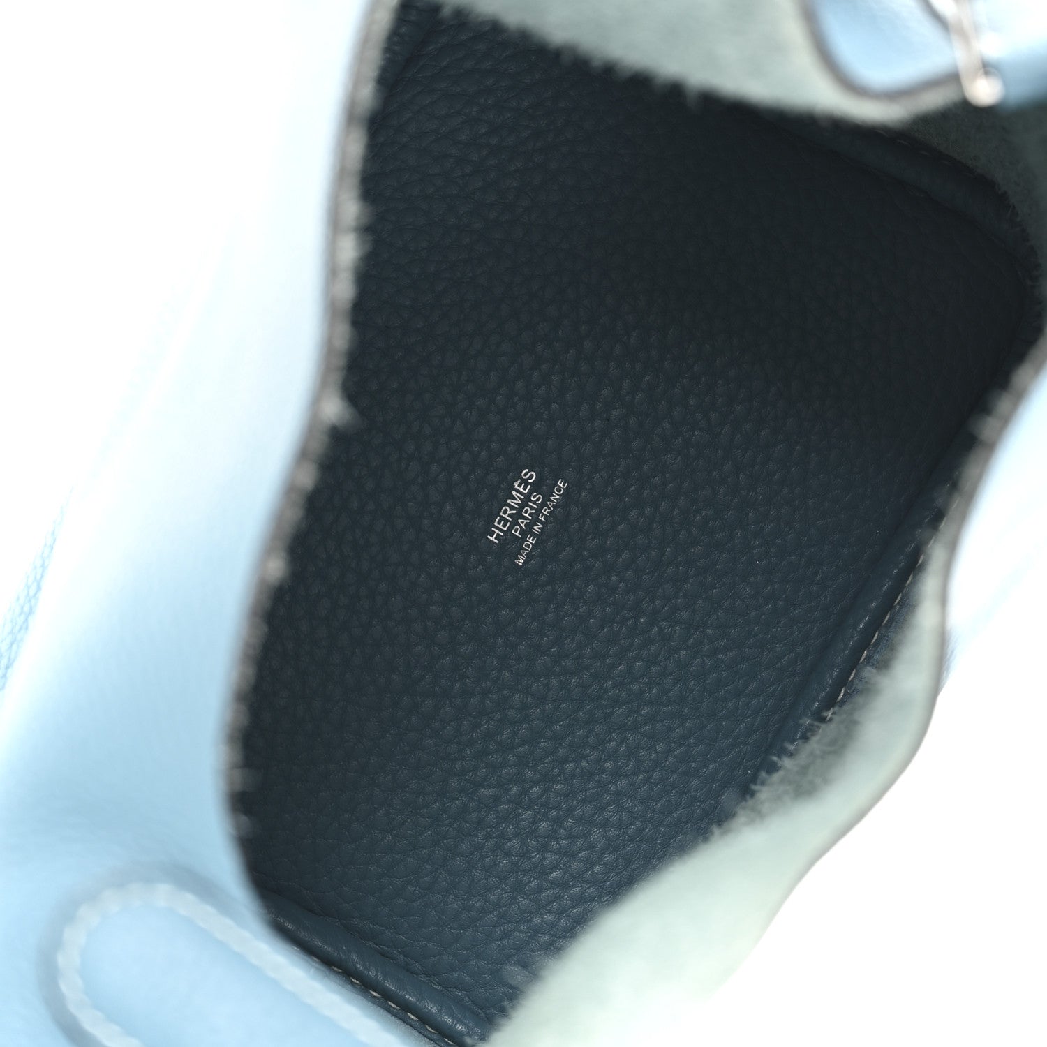 Hermes Taurillon Clemence Picotin Lock 18 PM Blue Jean 5 of 13