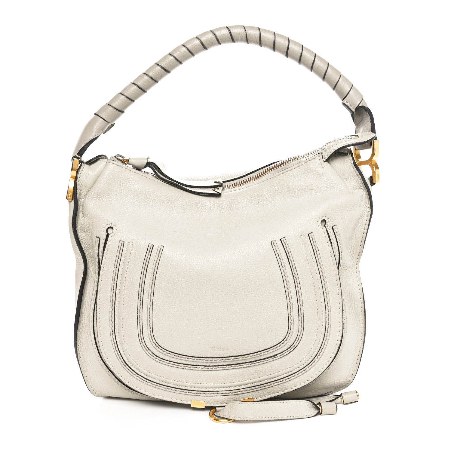Chloe Calfskin Medium Marcie Hobo Dove 1 of 12