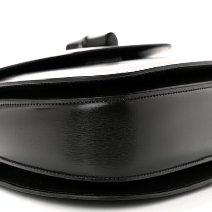 Gucci Boarded Dyana Lux Calfskin Web Monochrome Medium Bamboo 1947 Top Handle Bag Black 9 of 12