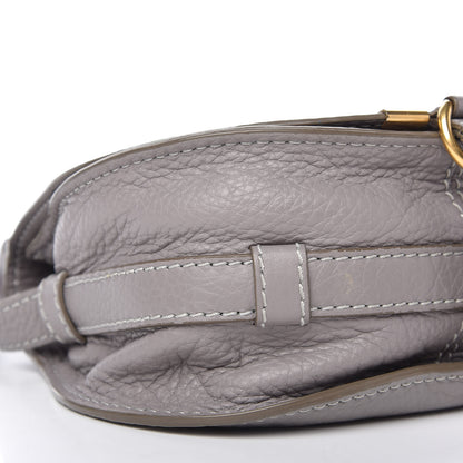 Chloe Calfskin Mini Marcie Round Crossbody Bag Cashmere Grey 6 of 11