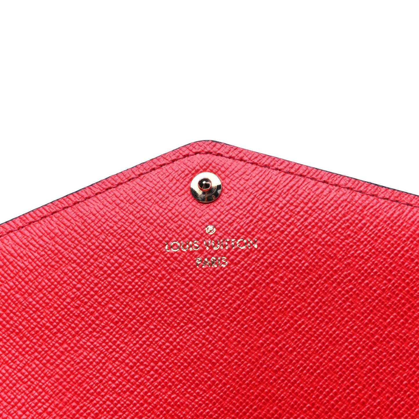 Monogram Sarah Wallet NM Coquelicot