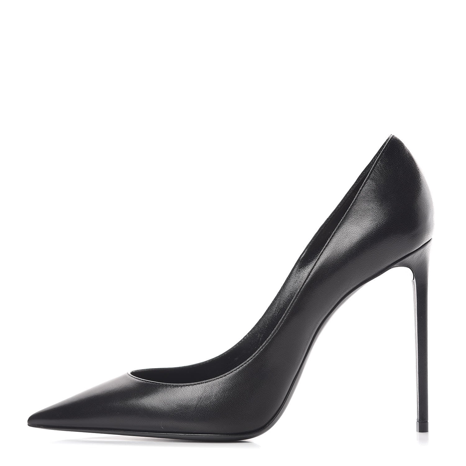Saint Laurent Calfskin Zoe 105 Pumps 39 Black 1 of 8