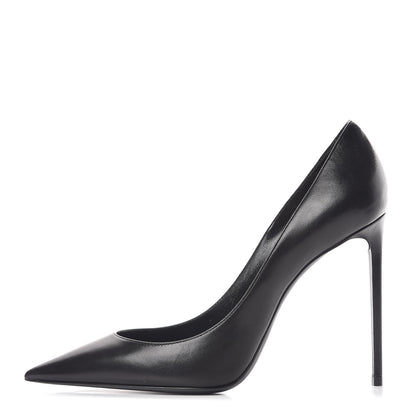 Saint Laurent Calfskin Zoe 105 Pumps 39 Black 1 of 8
