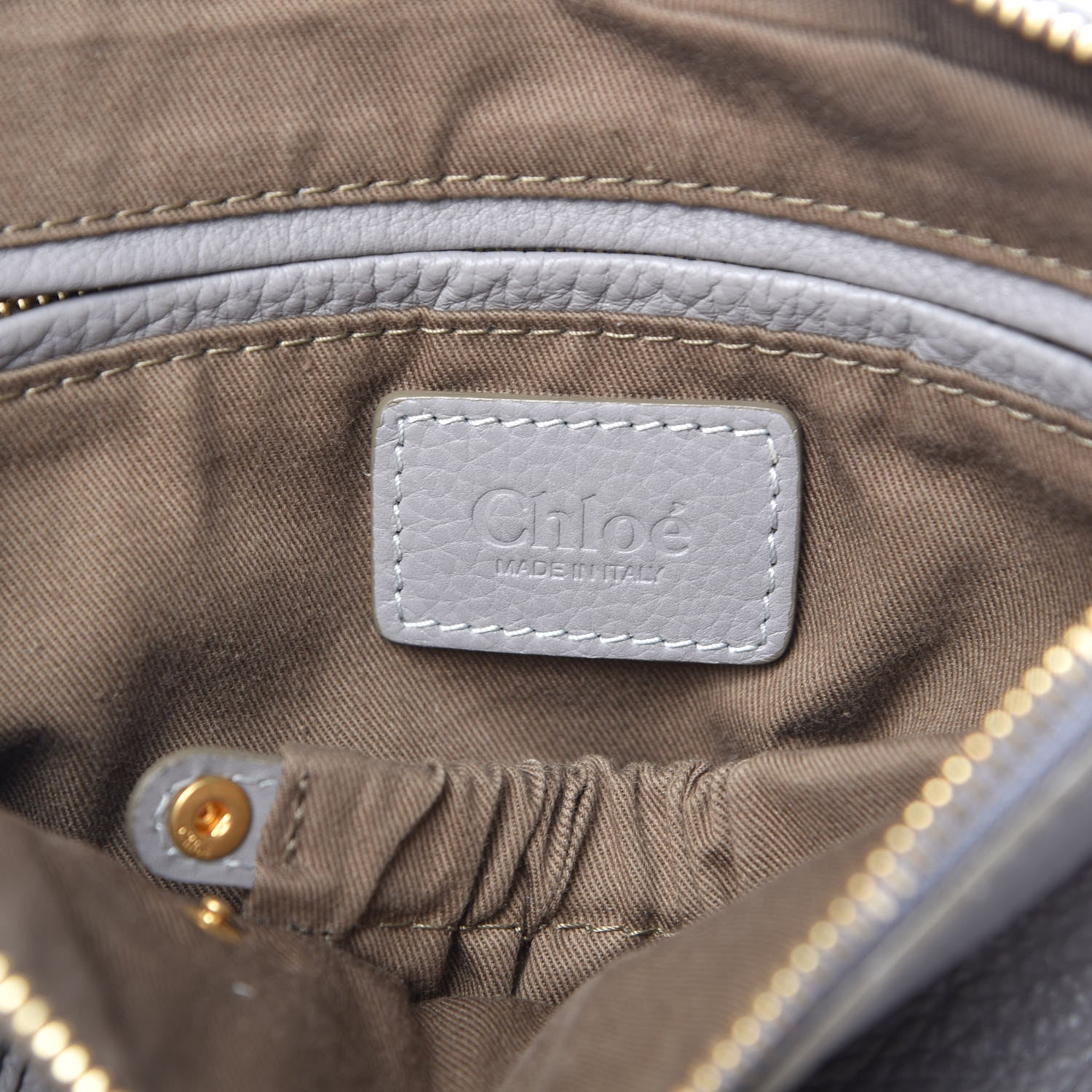 Chloe Calfskin Medium Marcie Satchel Cashmere Grey 7 of 11