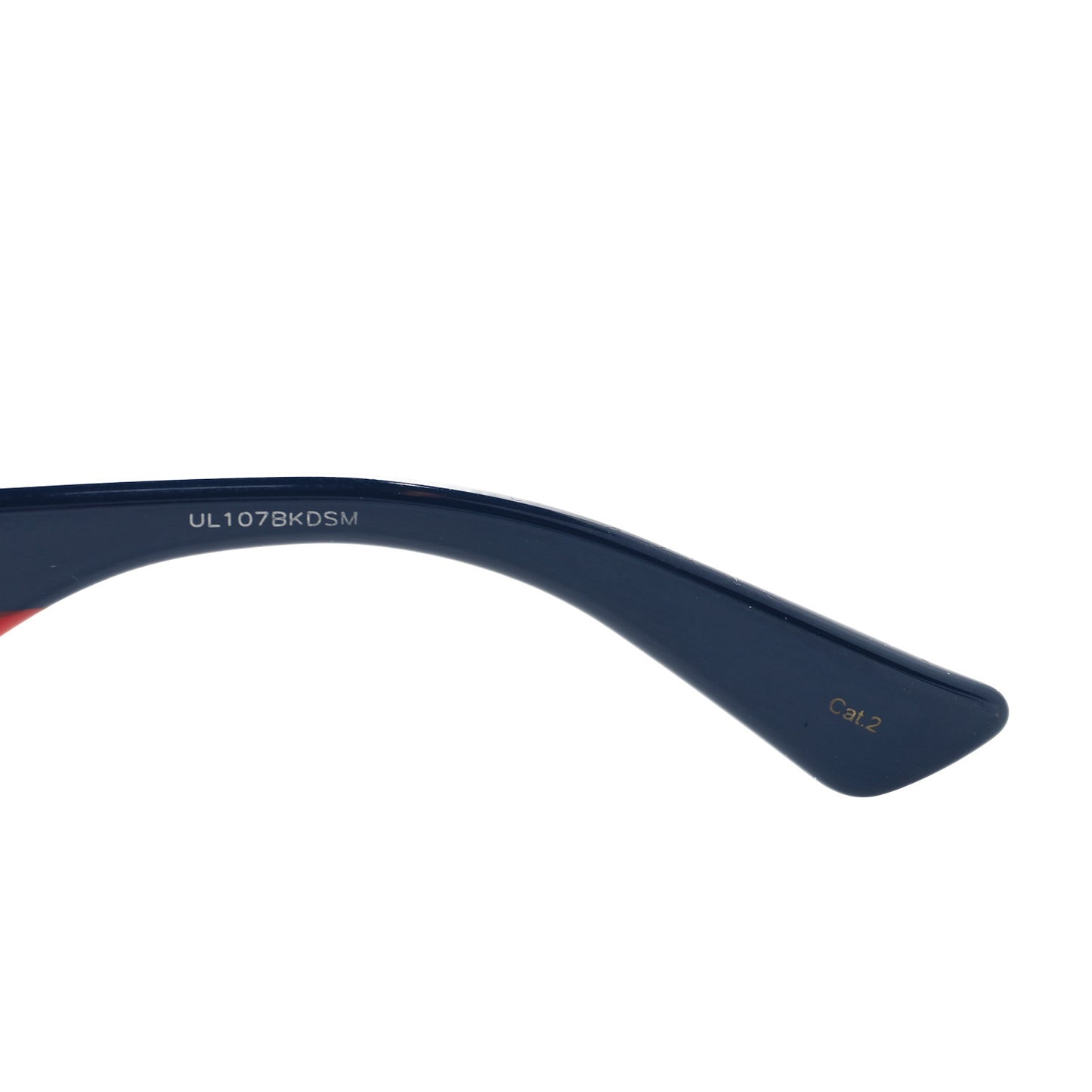 Acetate Web Oversized Frame Rectangle Sunglasses GG0276S Black Multicolor