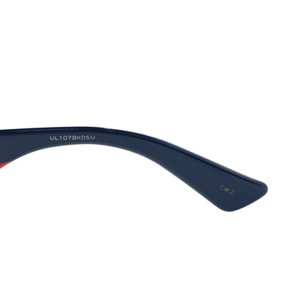 Gucci Acetate Web Oversized Frame Rectangle Sunglasses GG0276S Black Multicolor 7 of 9