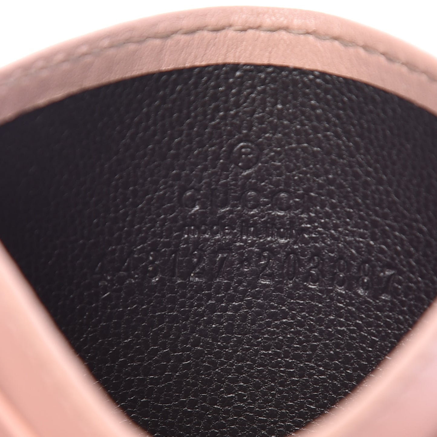 Calfskin Matelasse GG Marmont Card Holder Perfect Pink
