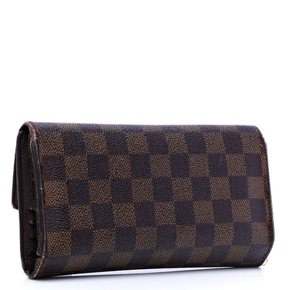 Louis Vuitton Damier Ebene Porte Tresor International Wallet 2 of 9