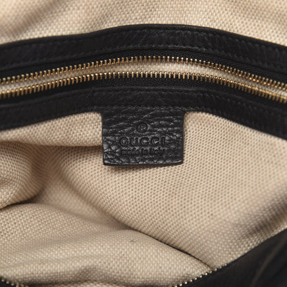 Gucci Pebbled Calfskin Medium Soho Bowler Black 6 of 16