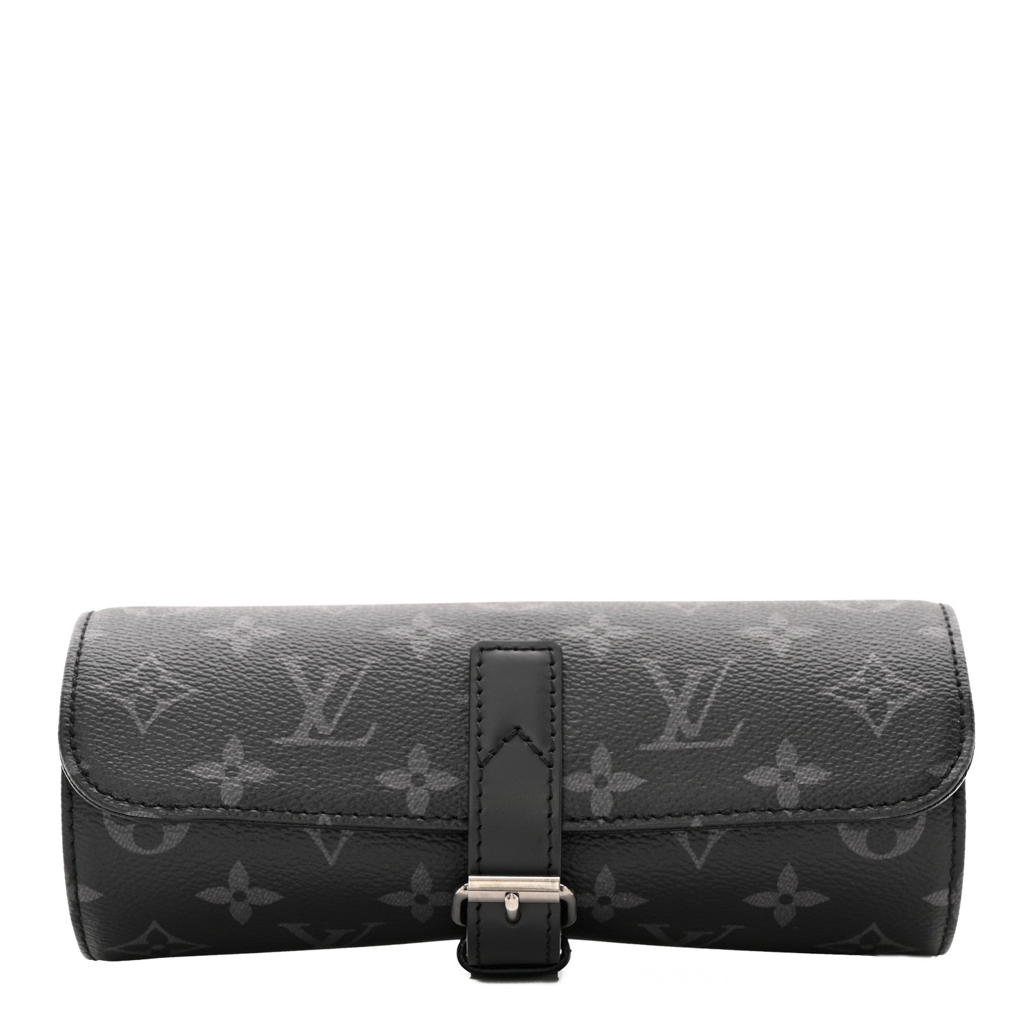 Louis Vuitton Monogram Eclipse 3 Watch Travel Case 1 of 7