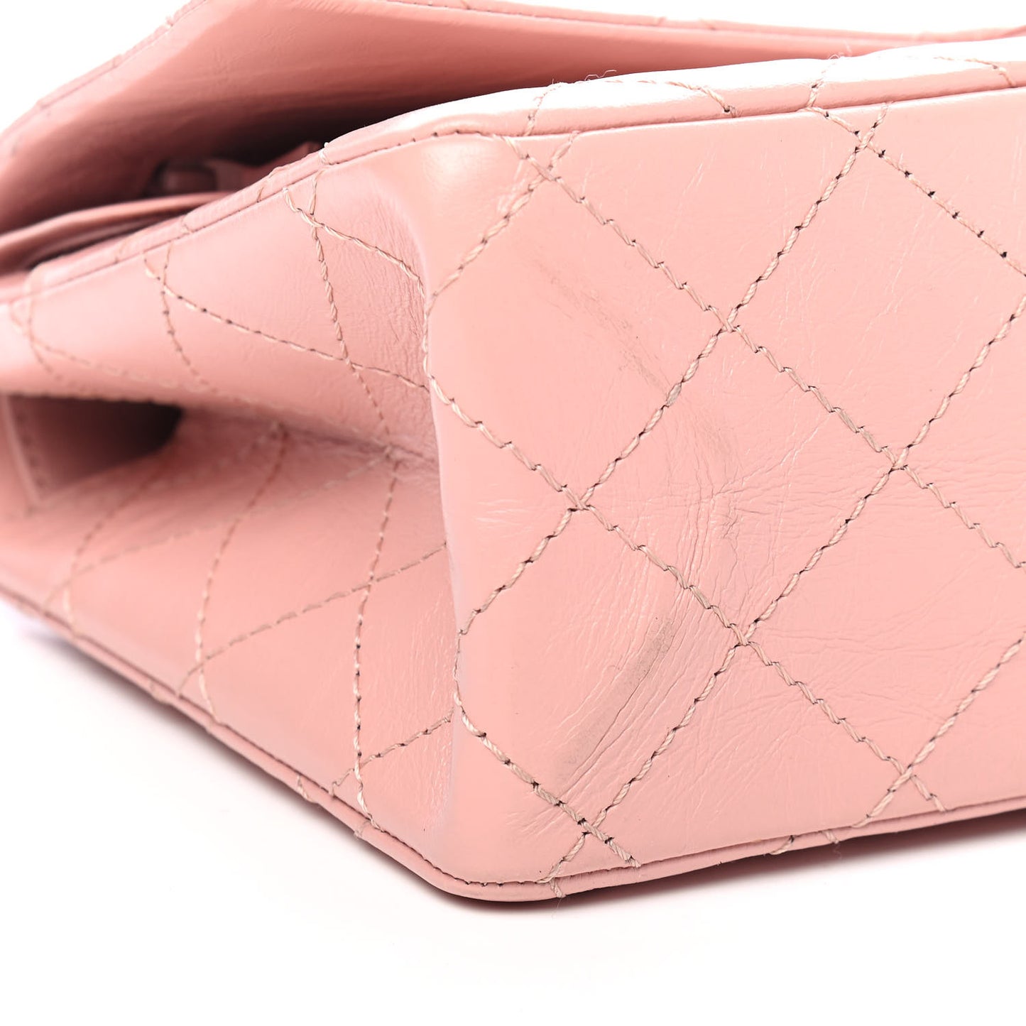 Aged Calfskin Quilted 2.55 Reissue 226 Flap Pink