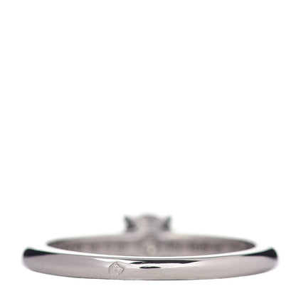 Cartier Platinum Diamond .35ct Solitaire Engagement Ring 51 5.75 4 of 6