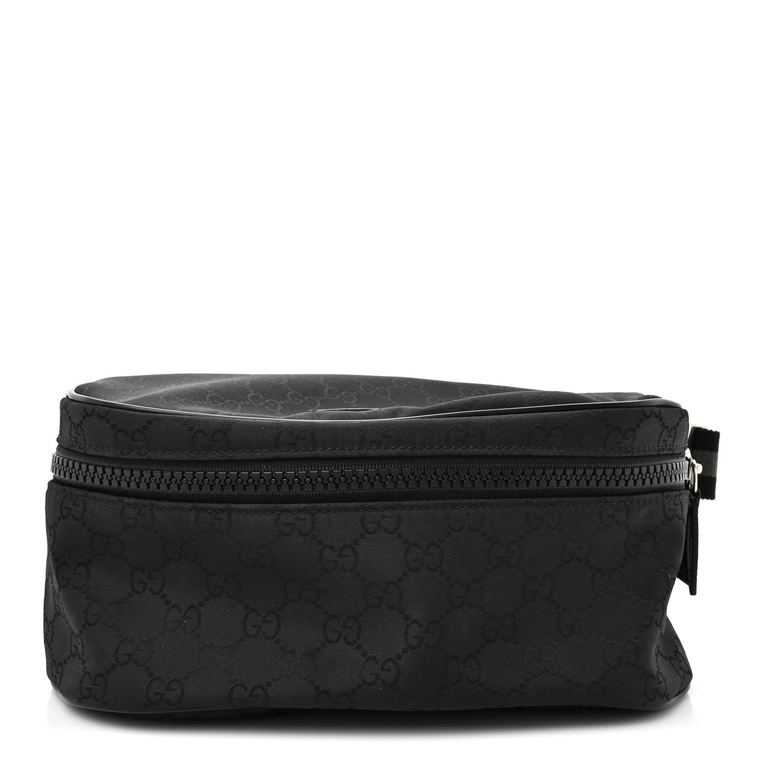 Gucci Nylon Monogram Fanny Pack Belt Bag Black 1 of 10