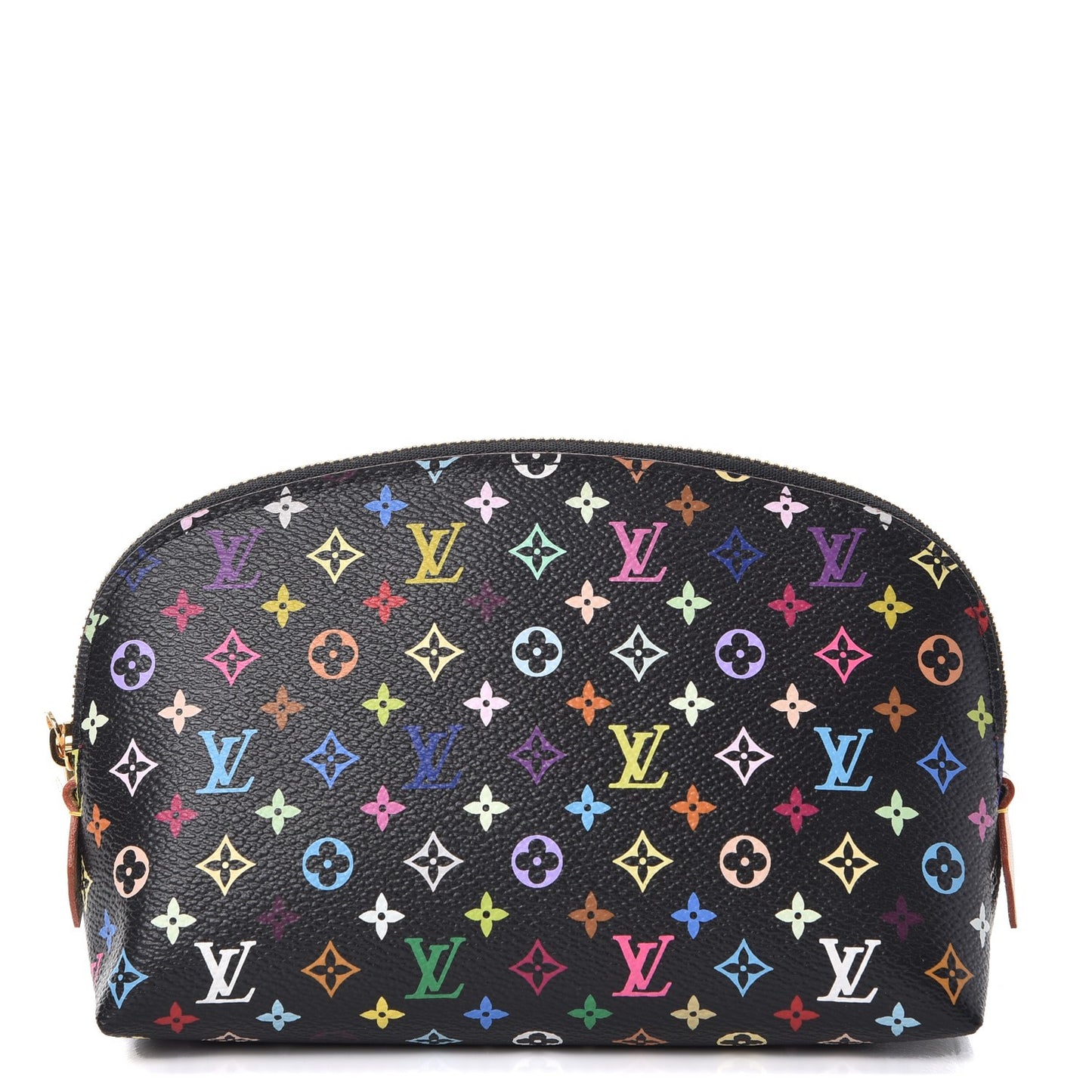 Monogram Multicolor Cosmetic Pouch Black Grenade