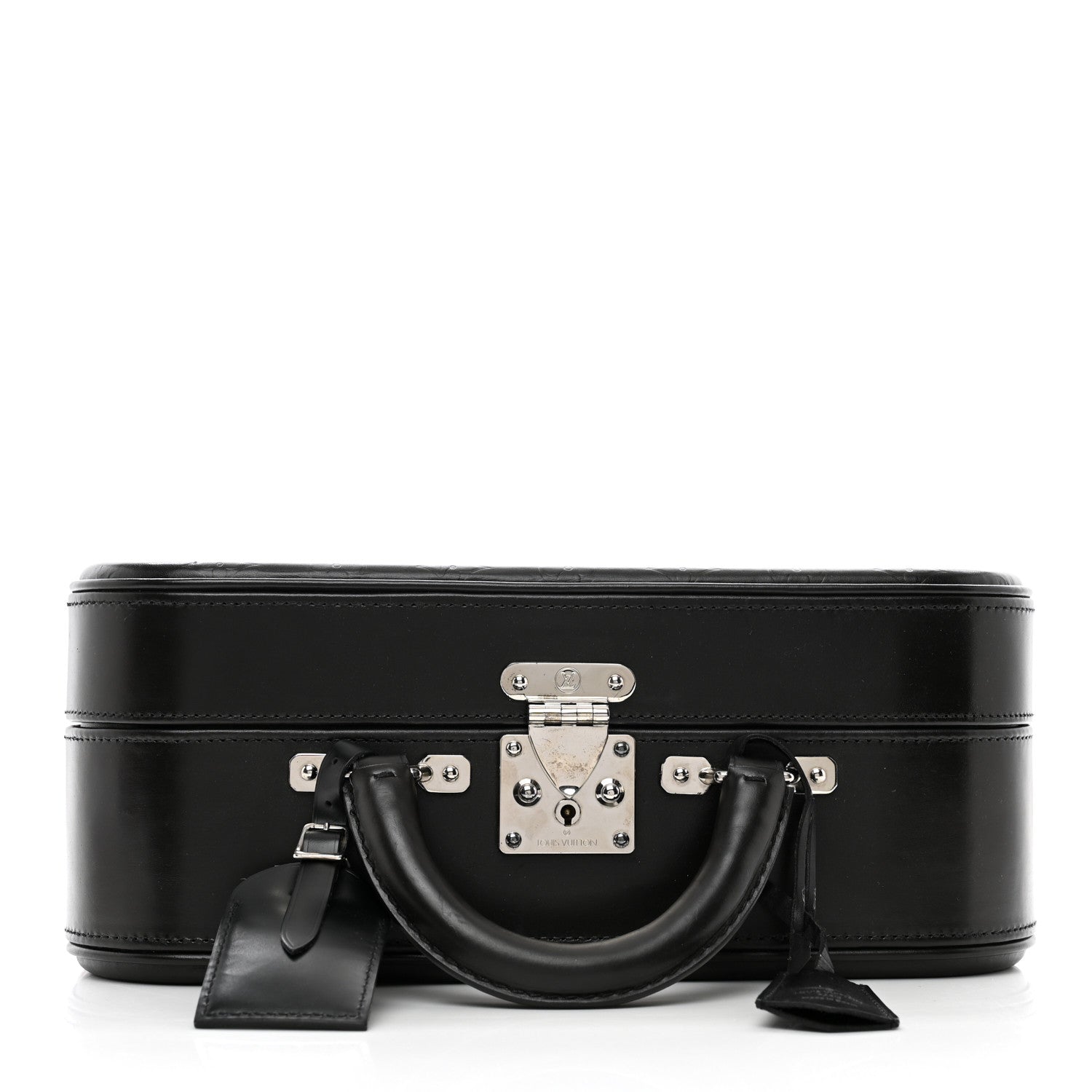 Louis Vuitton Monogram Glace Valisette MM Black 12 of 12