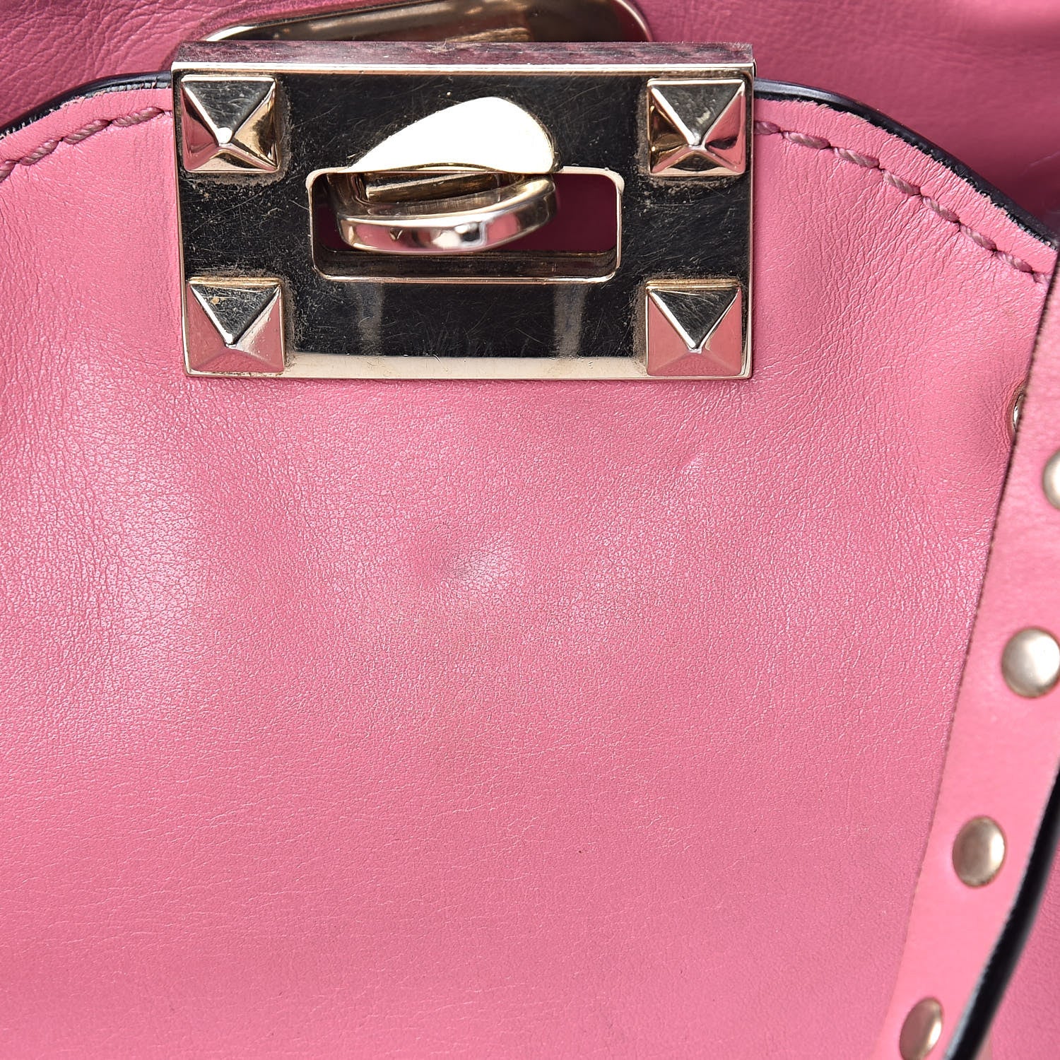 Valentino Garavani Vitello Mini Rockstud Tote Ninphea 11 of 17