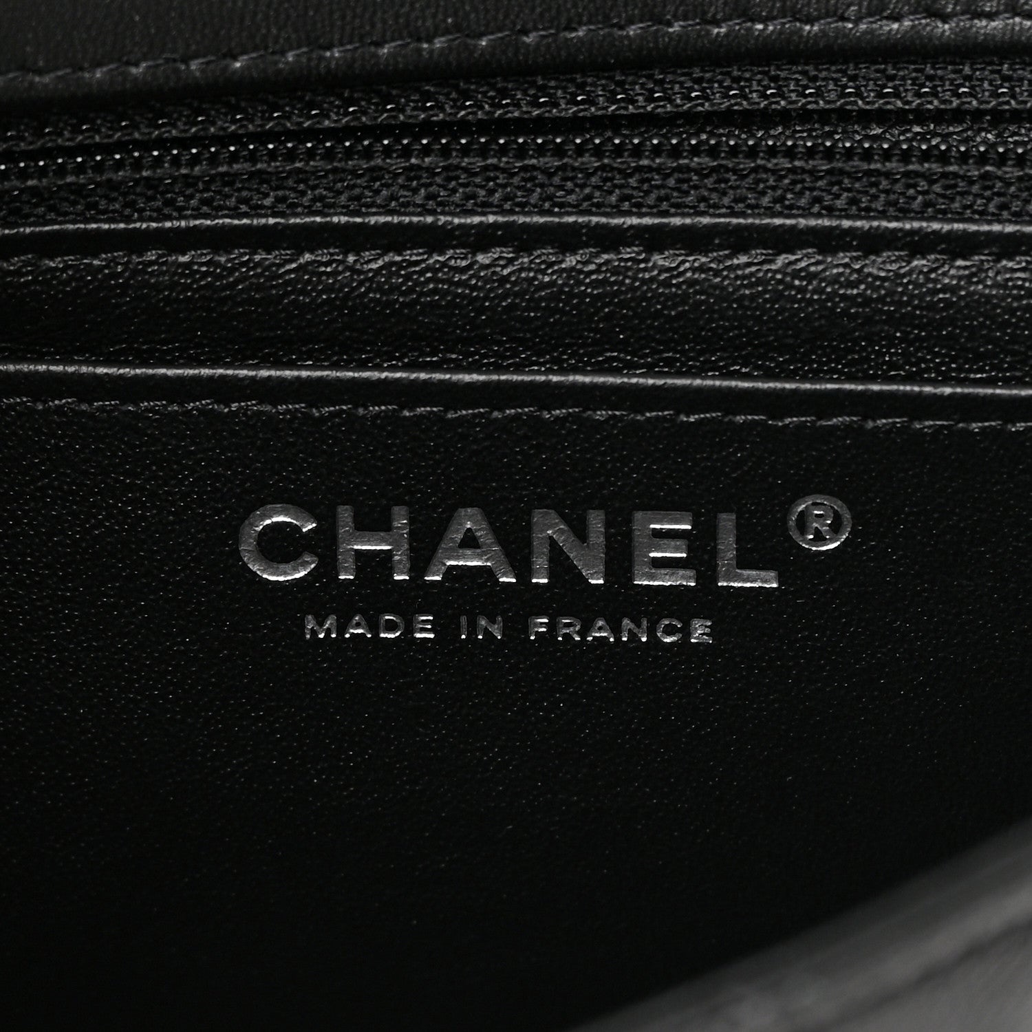 Chanel Lambskin Quilted Mini Rectangular Flap So Black 6 of 11