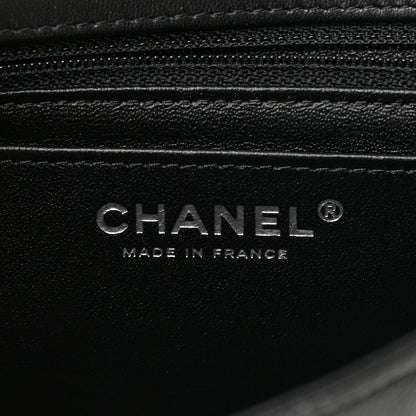 Chanel Lambskin Quilted Mini Rectangular Flap So Black 6 of 11