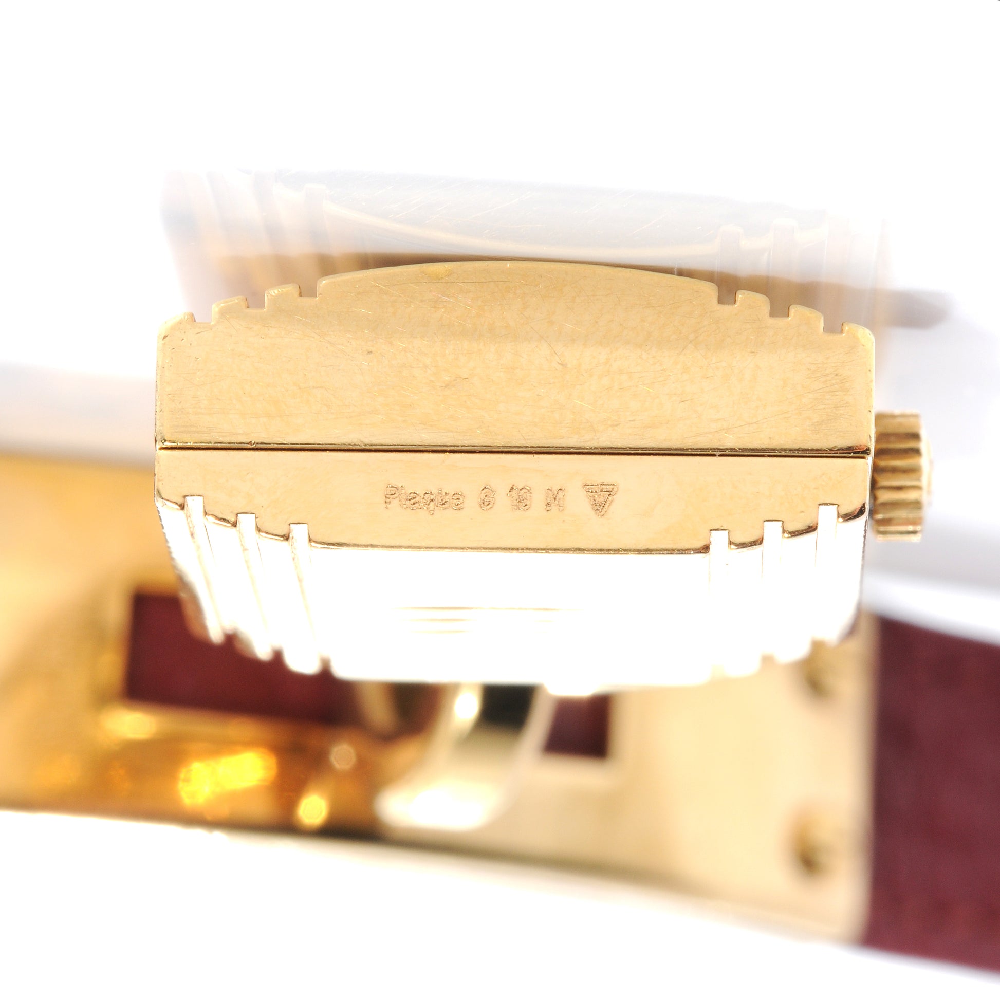 Hermes Stainless Steel Clemence 20mm Kelly Cadena Quartz Watch Rouge 8 of 10