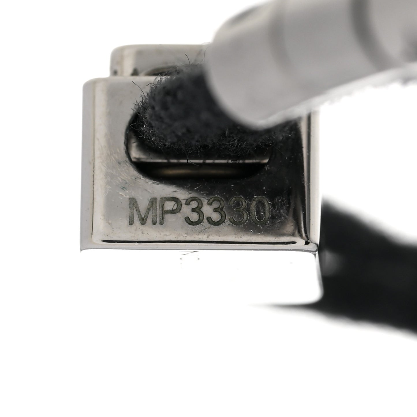 Monogram Paradise Bracelet Black Silver