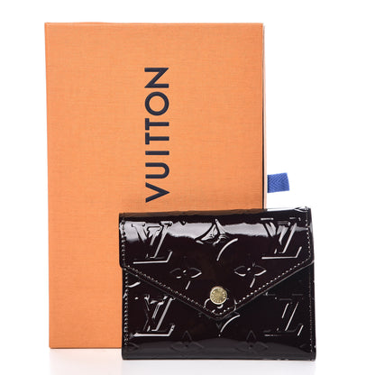 Louis Vuitton Vernis Victorine Wallet Amarante 8 of 8