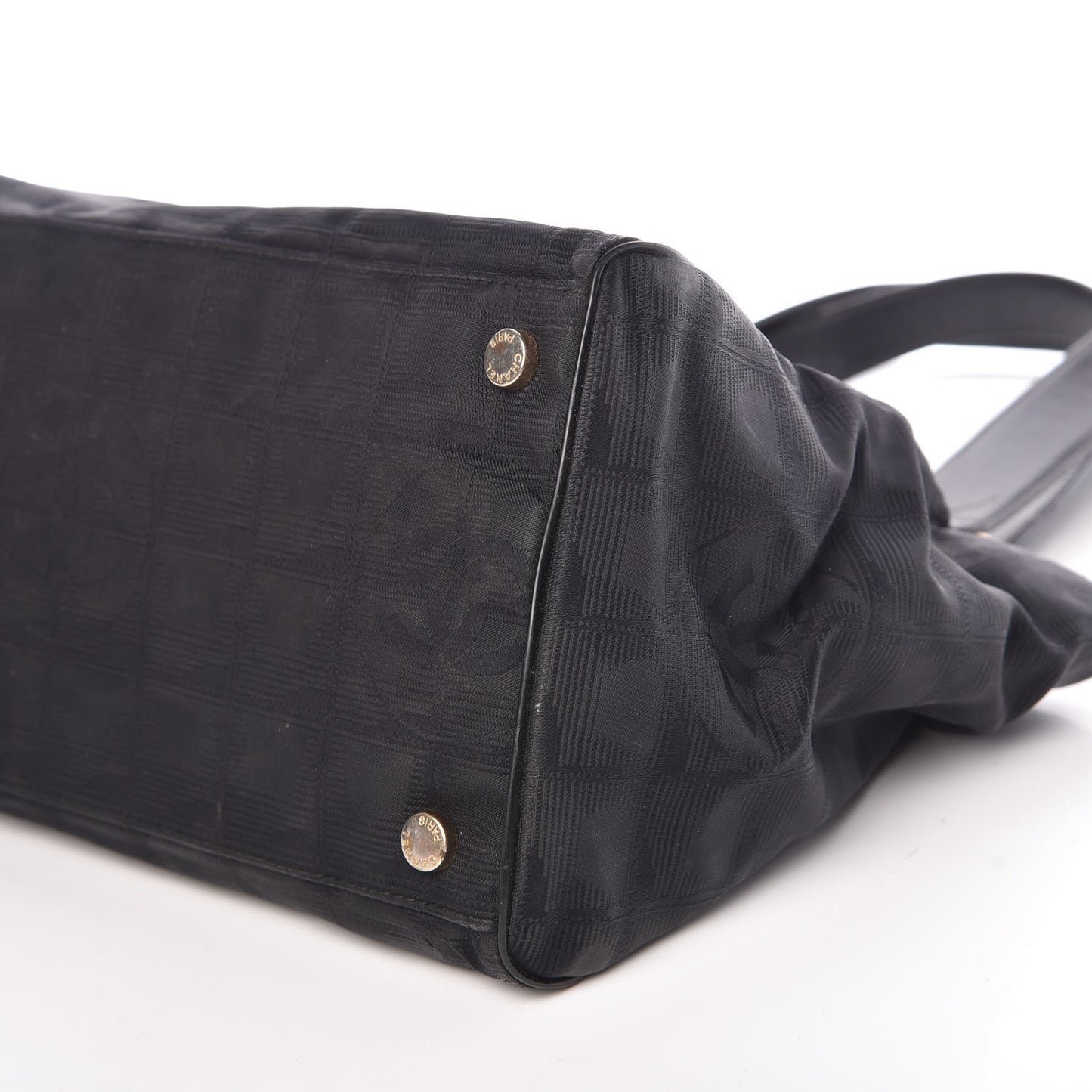 Nylon Travel Shoulder Bag Black