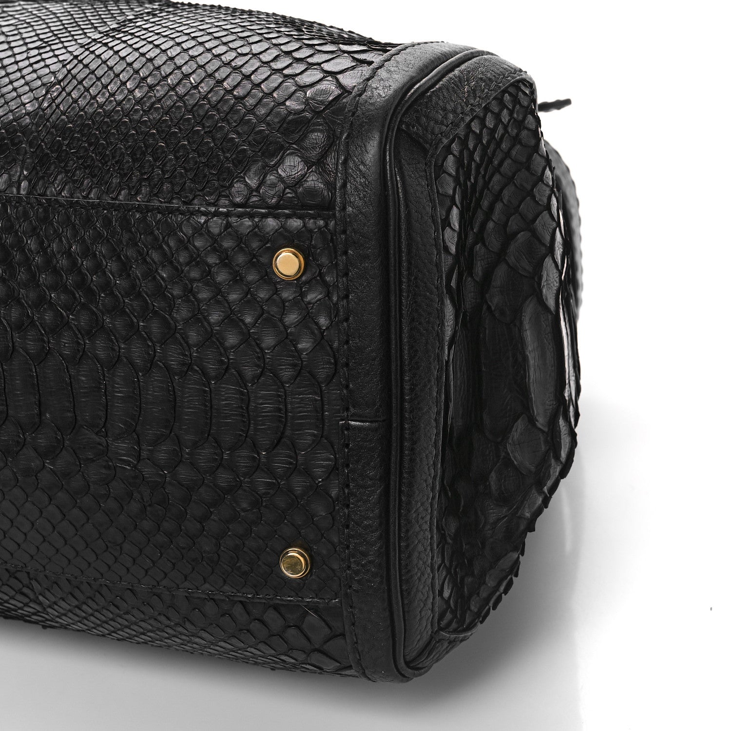 Gucci Snakeskin Large GG Running Tote Black 8 of 8