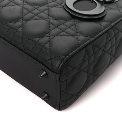 Christian Dior Ultra Matte Calfskin Cannage Small My ABCDior Lady Dior Black 11 of 11