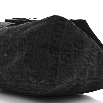 Fendi Zucchino Mama Baguette Black 10 of 19