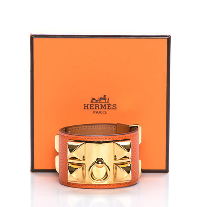 Hermes Epsom Collier de Chien CDC Bracelet S Feu 7 of 7