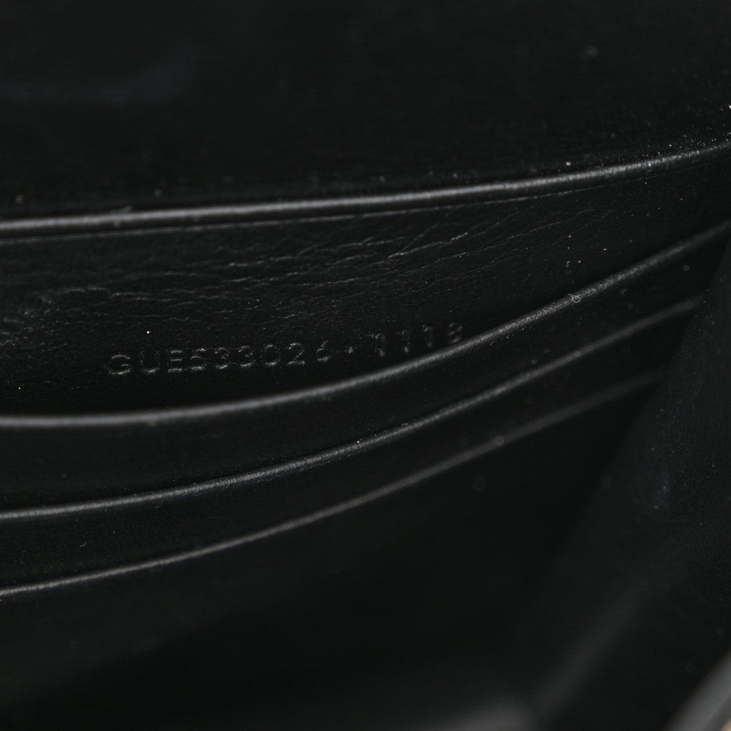 Calfskin Monogram Sunset Chain Wallet Black