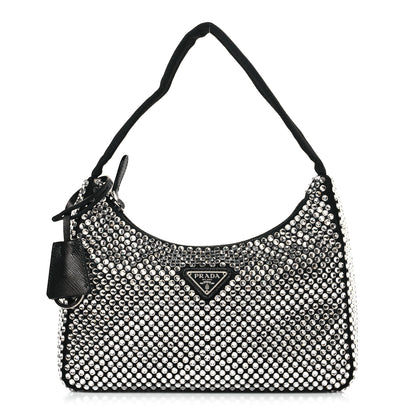 Prada Satin Crystal Mini Re-Edition 2000 Bag Cristal 1 of 7